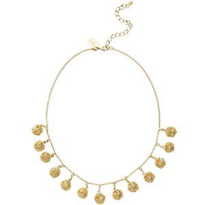 NEW Kate Spade Wallflower Ball Fringe Necklace